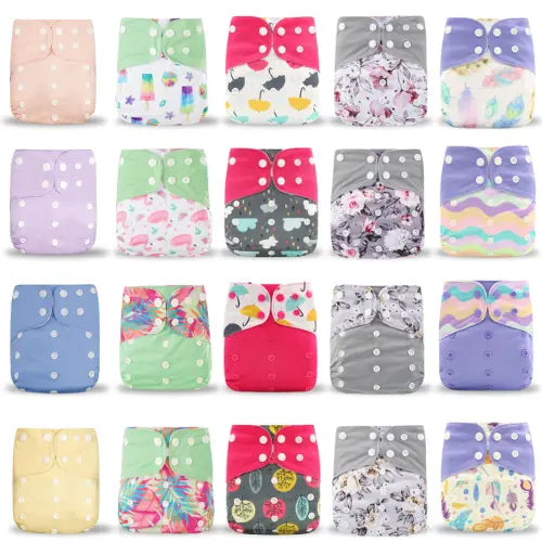 lot de 20 couches lavables fille