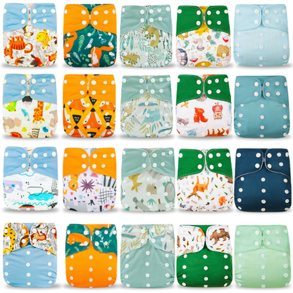 Pack Économies 20 couches lavables – Maxi stock, mini déchets